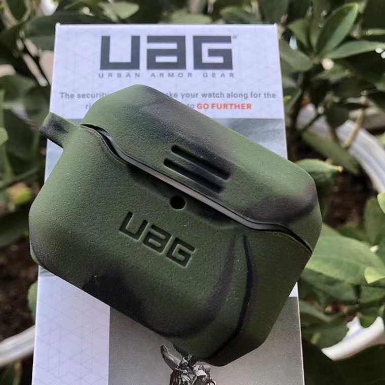 UAG Vỏ Bảo Vệ Hộp Sạc Tai Nghe Airpods 1/2 Bằng Silicon Mặt Nhám Thời Trang Chống Rơi