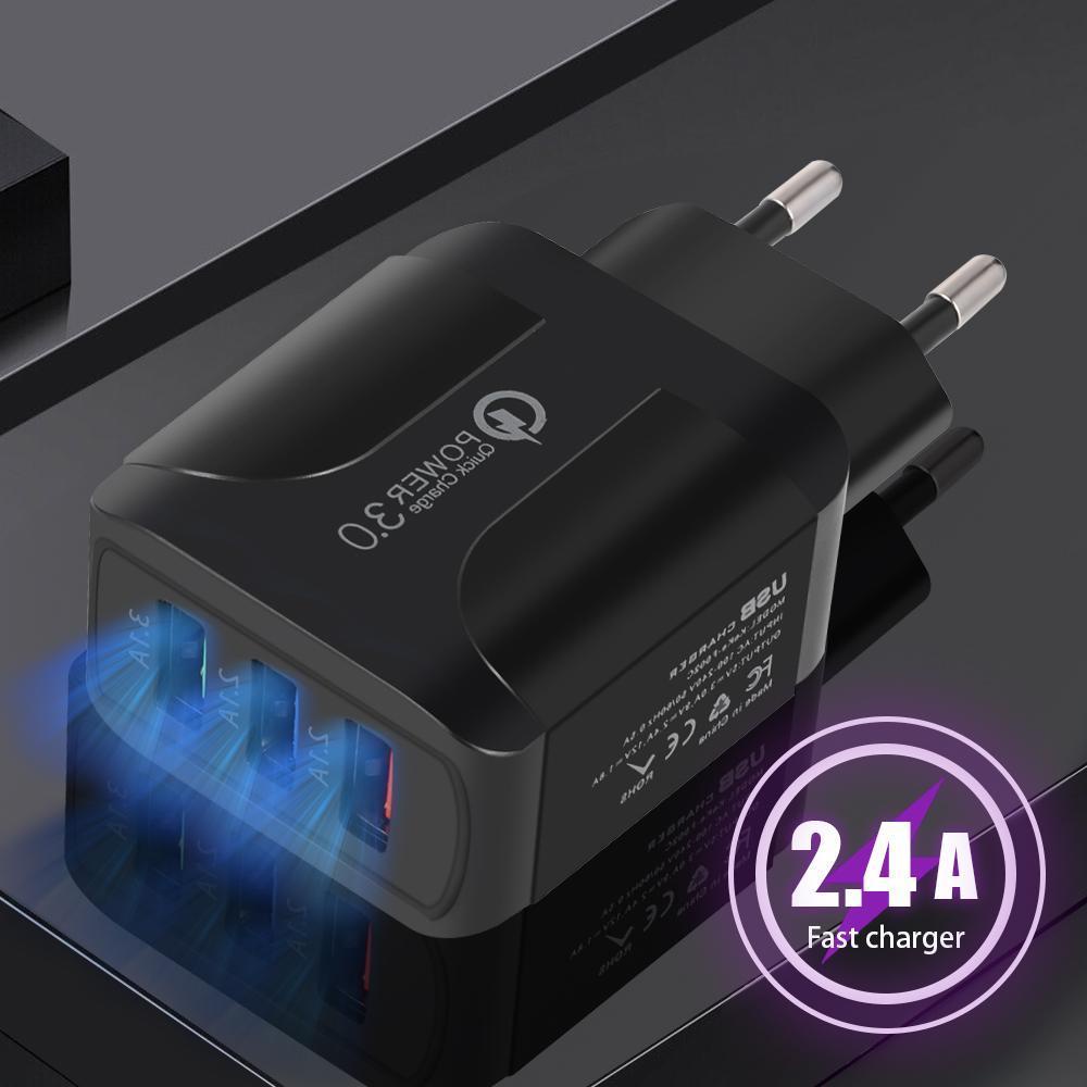 Bộ SạC Nhanh 3 CổNg USB 3.0 TiệN DụNg