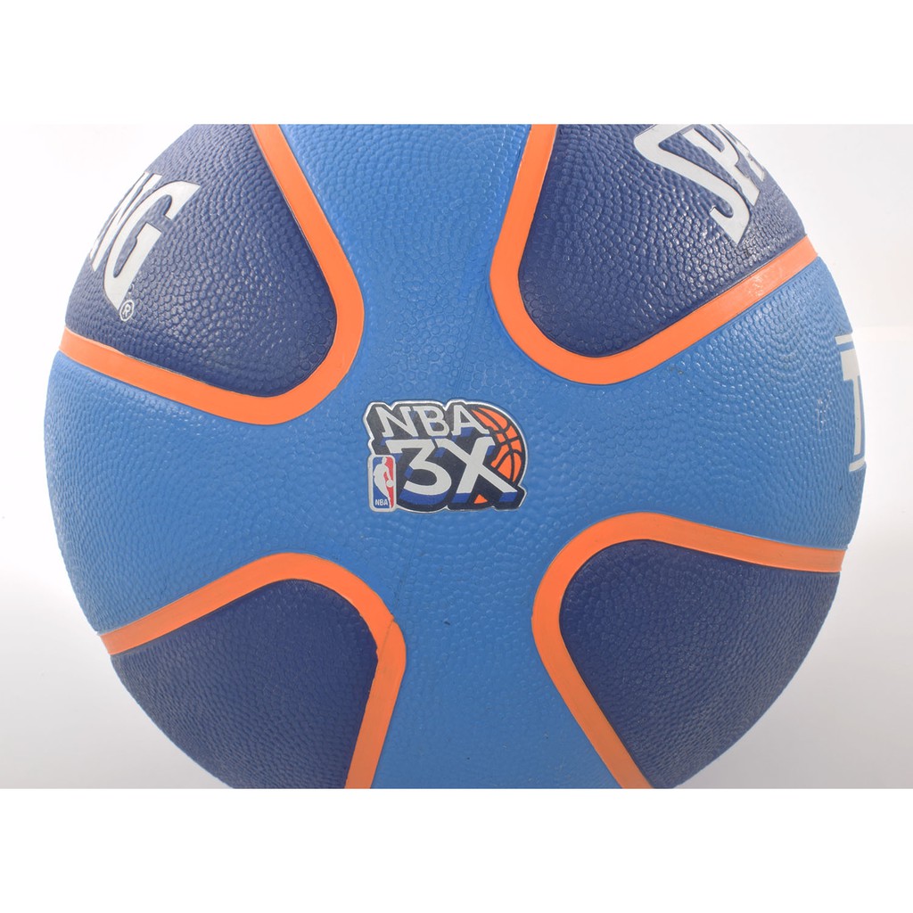 Bóng rổ Spalding NBA 3X Official Outdoor size 6 + Tặng bộ kim bơm bóng và lưới đựng bóng