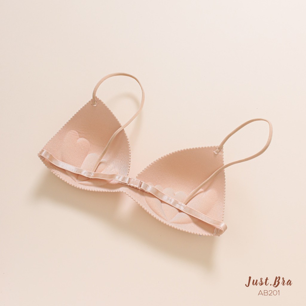 Áo lót Just Bra quai mảnh mút tim AB201