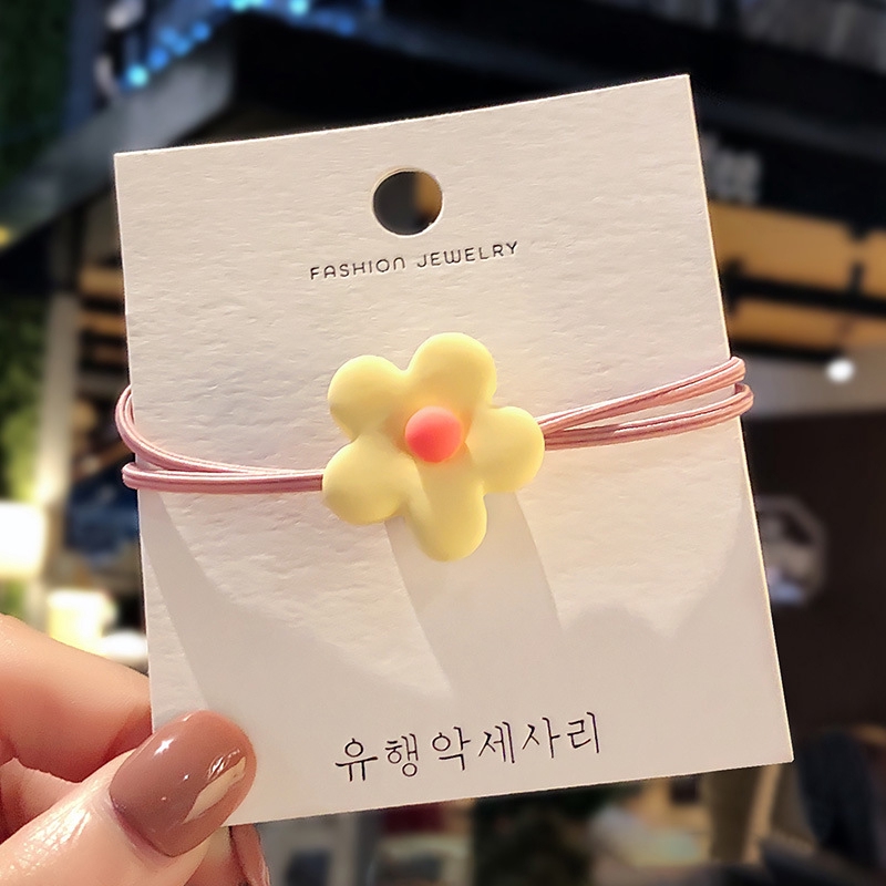 Dây Buộc Tóc Gắn Hoa Dễ Thương Cho Nữ