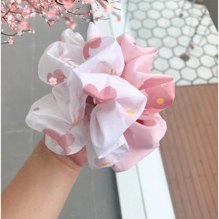 Cột tóc scrunchies sakura