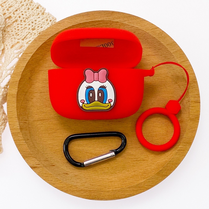 Vỏ Bảo Vệ Hộp Sạc Tai Nghe Không Dây Bằng Silicon Họa Tiết Hoạt Hình Cho JBL T230NC/T130NC TWS