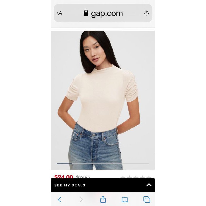 Áo thun cổ tròn GA.p vnxk