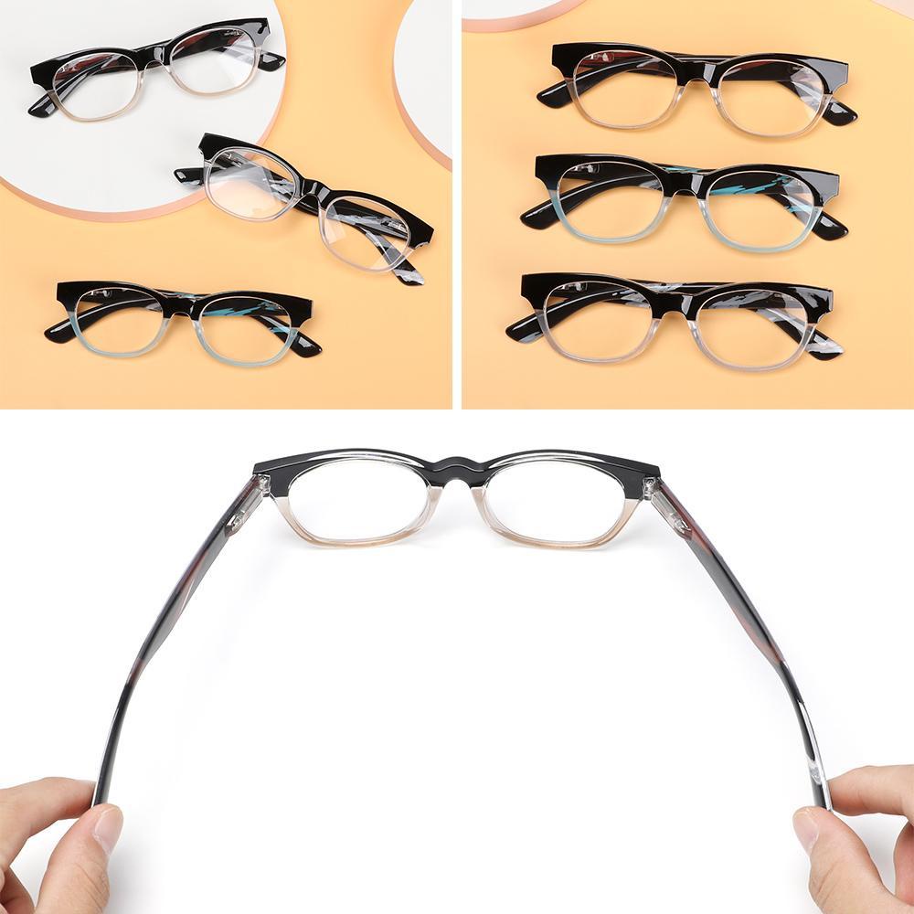 ESPO Kính Đọc Sách Nửa Gọng Tròn Trong Suốt Cho Nam Nữ