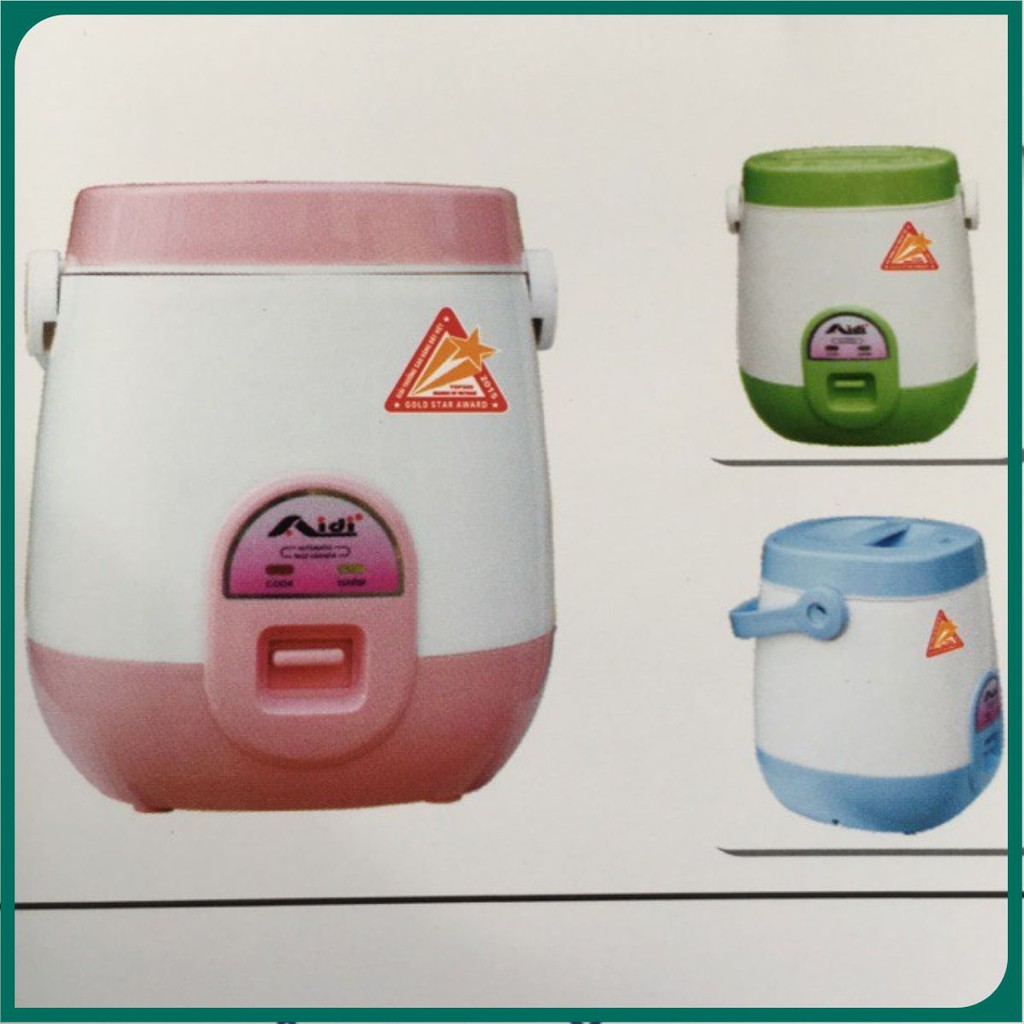 (HÀNG CHÍNH HÃNG ) NỒI CƠM ĐIỆN AIDI MINI RICE CÔOKER (0.6L)