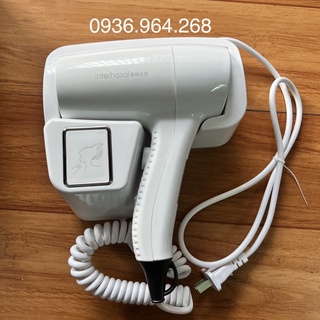 Máy sấy tóc treo tường Interhasha!, bảo hành 2 năm, máy sấy tóc gắn tường