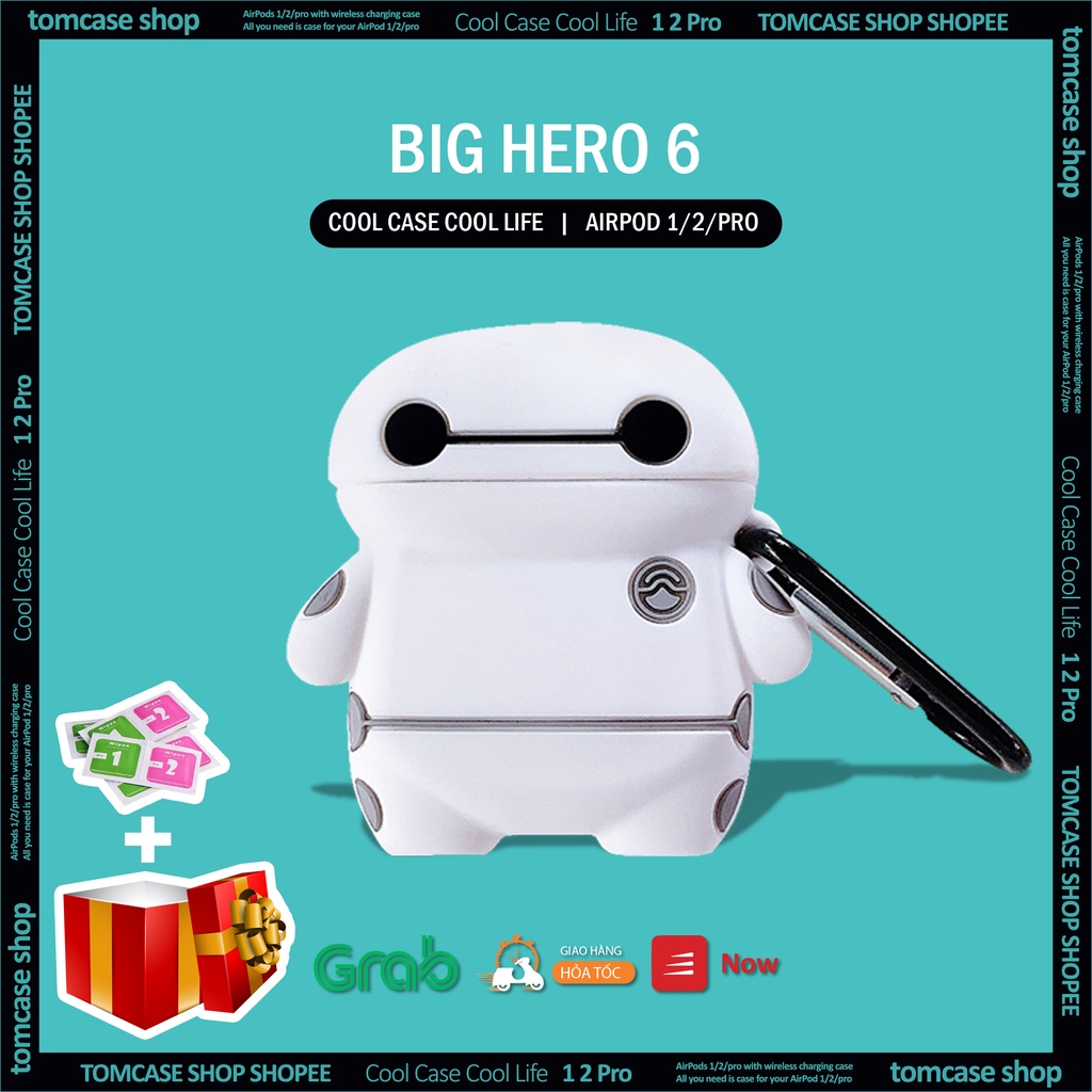 Case Ốp Airpod 2/pro Tom case Vỏ Airpod nhiều kiểu dáng đẹp cute Vỏ tai nghe airpods kèm móc khóa