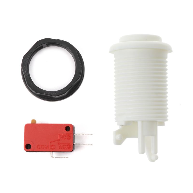 Nút Nhấn Công Tắc Micro US Ba Chân Hình Tròn Lớn Dành Cho Máy Chơi Game Arcade