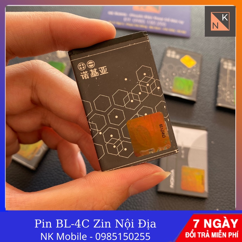 Pin Nokia BL-4C Zin Cũ nội địa dành cho máy Nokia 1202, 6300, X200, 2690, 3500, 7270