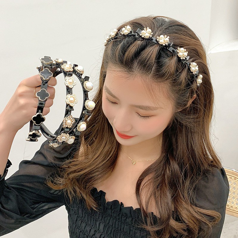 Cài Tóc Tiktok Đính Đá Bờm Cài Tóc Có Kẹp Tạo Độ Phồng Kẹp Tóc Hàn Quốc Siêu Xinh Mainia Shop