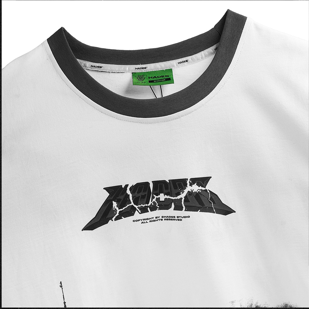 Áo Thun Tay Lỡ Unisex THUNDER BOLT 100% Cotton - HADES Brand Chính Hãng | BigBuy360 - bigbuy360.vn