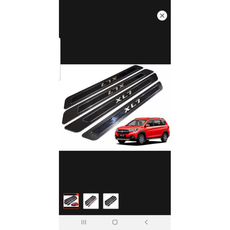 ỐP BẬC TRONG NGOÀI SUZUKI XL7 ( mẫu cacbon)