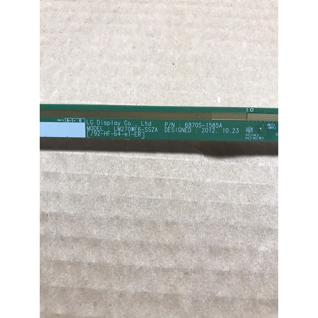 Panel tháo máy LM270WF6-SSZA RT6807A TL2358EP 6807 2358 dùng cho thợ sửa chữa