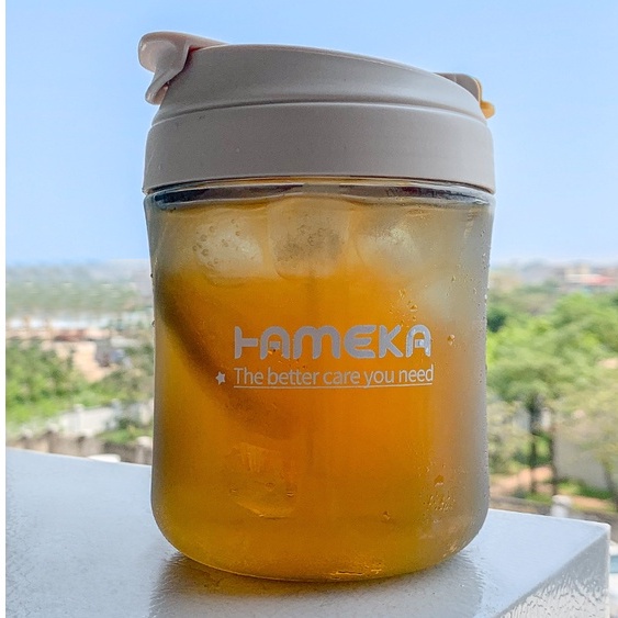 Bình Nước MINI 550ML Kèm Ống Hút Dễ Thương