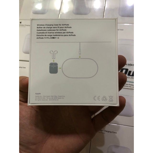 Dock ( Hộp) sạc Airpod 2 Không dây ( Wireless ) , nguyên seal mới 100% , fullbox chưa active