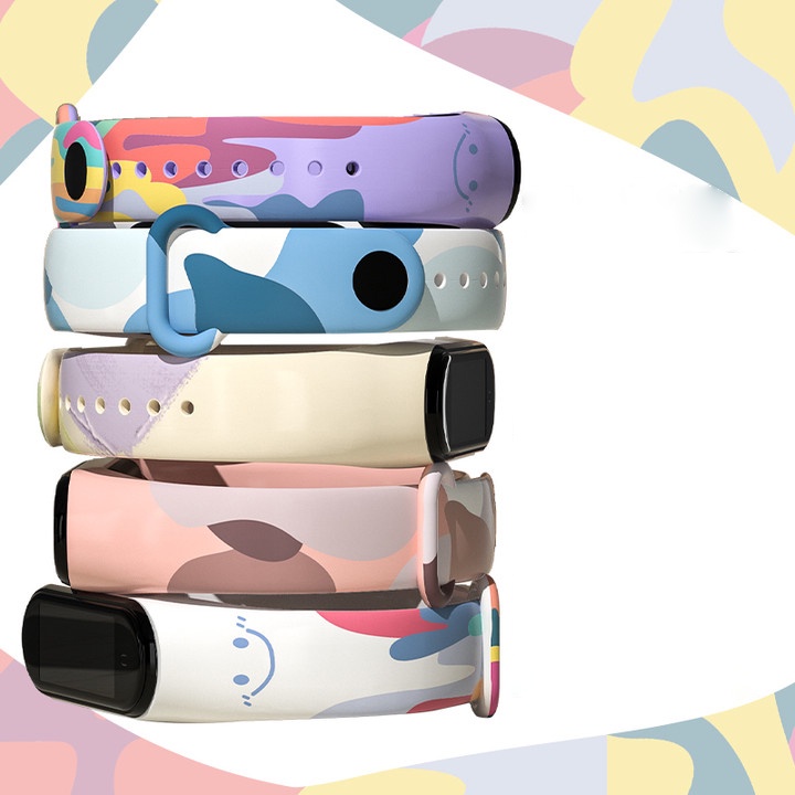 Morandi Dây Đeo Thay Thế Chất Liệu Silicon Màu Trơn Cho oppo band b1