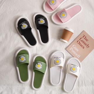 Dép lê nữ 💖FREESHIP💖 [Dép nữ] Dép quai ngang nữ hoa cúc cute dễ thương thời trang hàn quốc đẹp mùa hè hot 2020