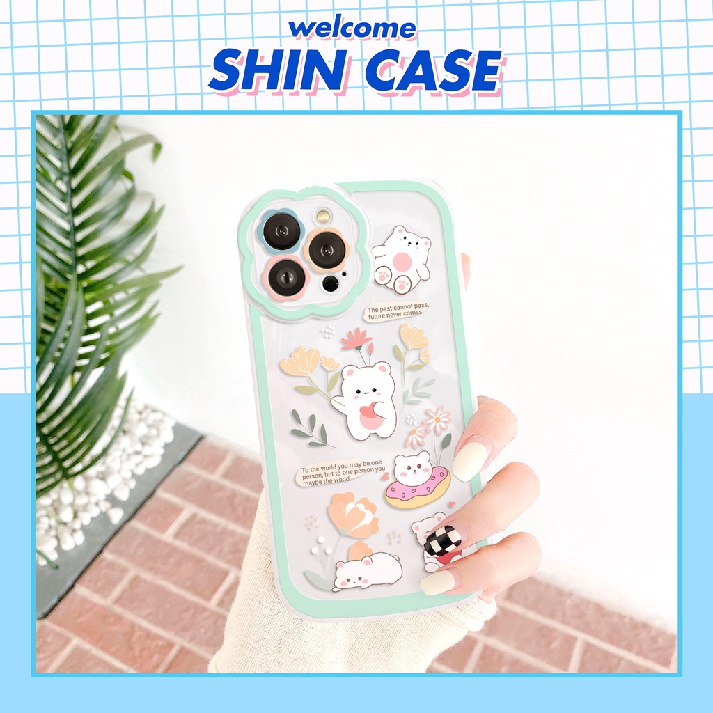 Ốp lưng iphone camera hoa donut bear 6/6plus/6s/6splus/7/7plus/8/8plus/x/xs/11/12/13/14/pro/max/promax/plus/shin/case