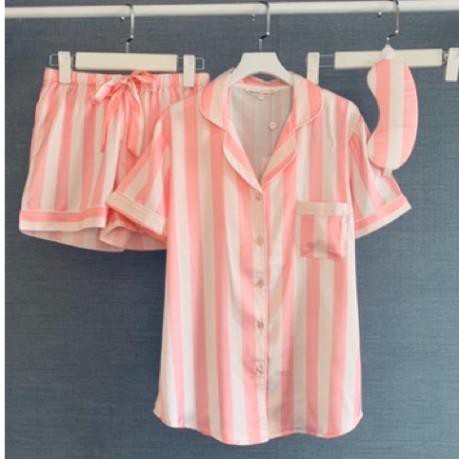 Bộ đồ ngủ lụa Pijama Angel hàng Quảng châu cao cấp