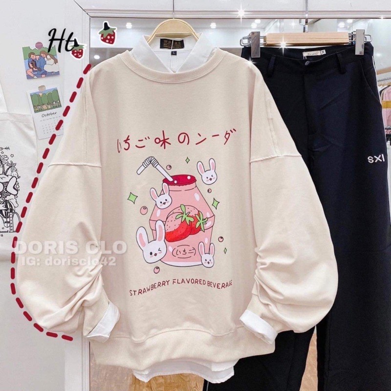 Áo nỉ bo thỏ nước ngọt HT11 | BigBuy360 - bigbuy360.vn