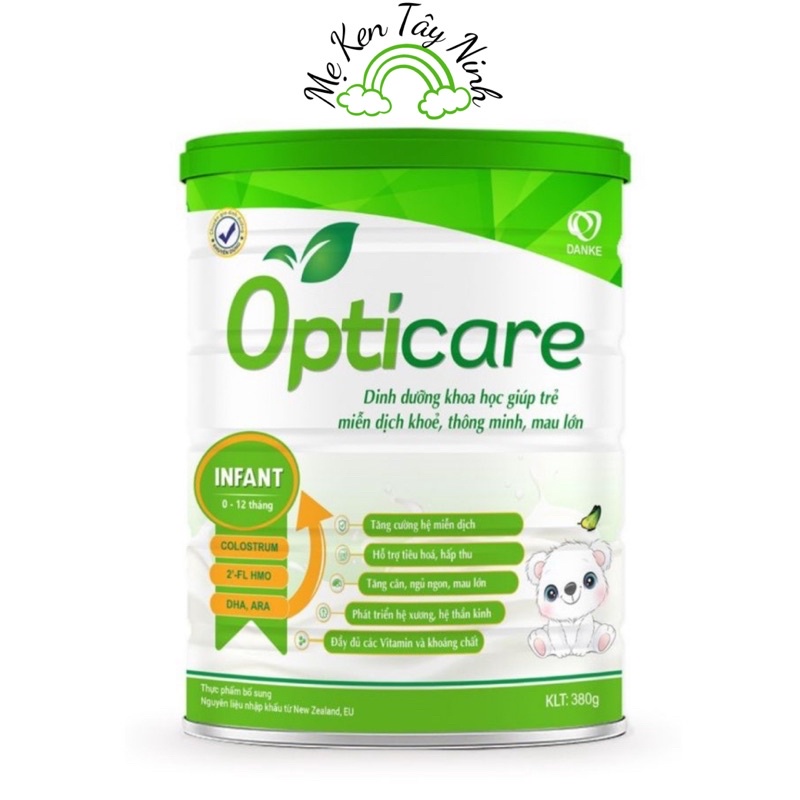 Sữa Opticare Infant phát triển toàn diện - 380g, 850g