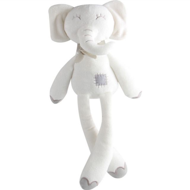 Voi Bông Đáng Yêu Cho Bé Thú Bông Ôm Ngủ BBSKY Chất Đẹp Mịn TB05