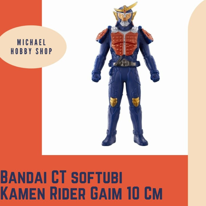 Bandai KAMEN RIDER CT SOFTUBI GAIM Kích Thước 10CM