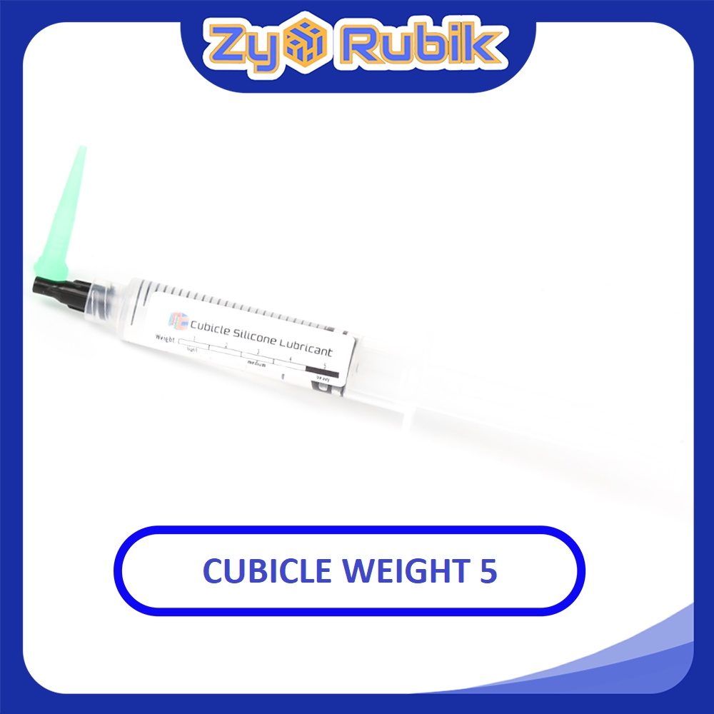 [Lube Rubik] Cubicle Silicone Lube Weight 5 / dầu bôi trơn core rubik (Thể tích 5cc) - Zyo Rubik