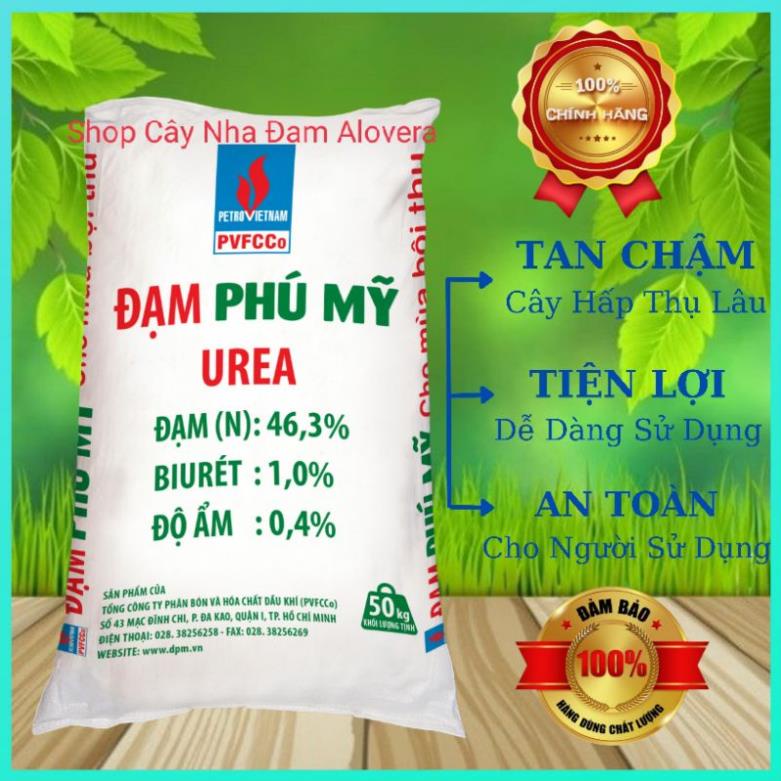 Phân Đạm Ure Phú Mỹ - Chuyên Rau Màu Hoa Cây Cảnh 1KG