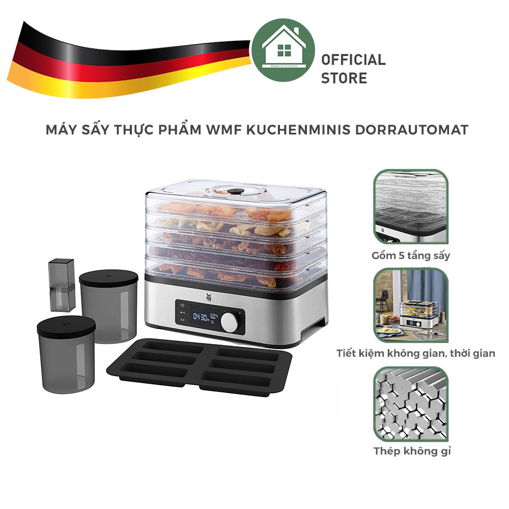 Máy Sấy Thực Phẩm Wmf Kuchenminis Dorrautomat có thể sấy rau củ quả, trái cây - Nhập khẩu từ Đức
