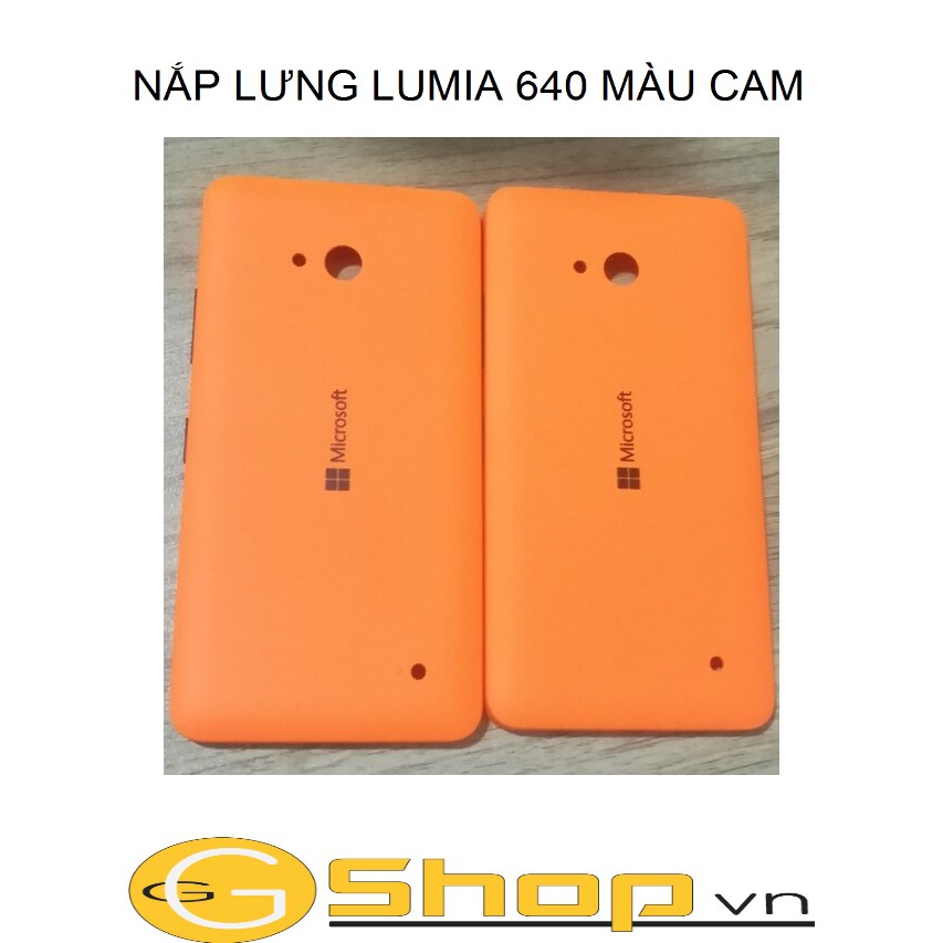 NẮP LƯNG LUMIA 640 MÀU CAM