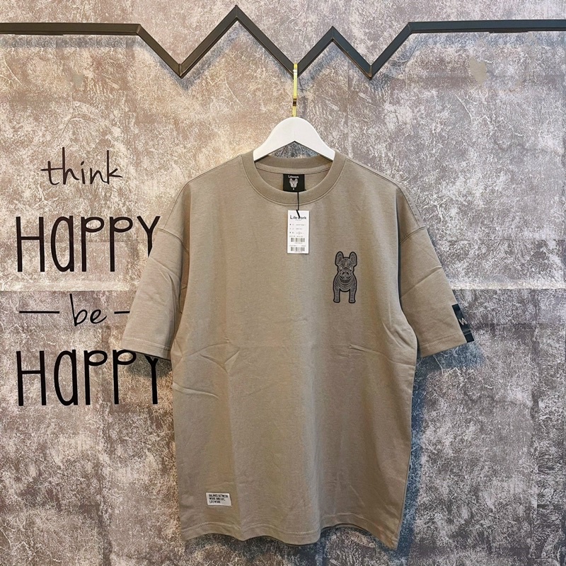 Áo Life Work logo mini basic