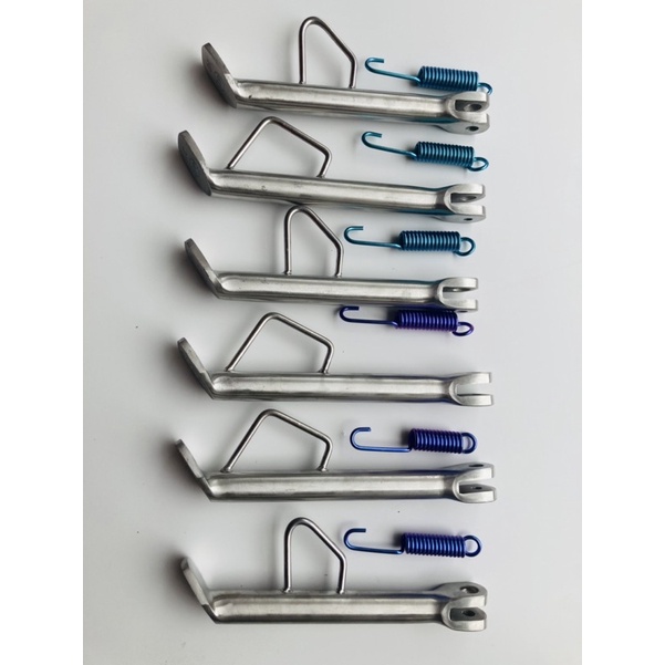 Chân chống inox 304 đặc,lò xo titan lắp ex, winner, wave