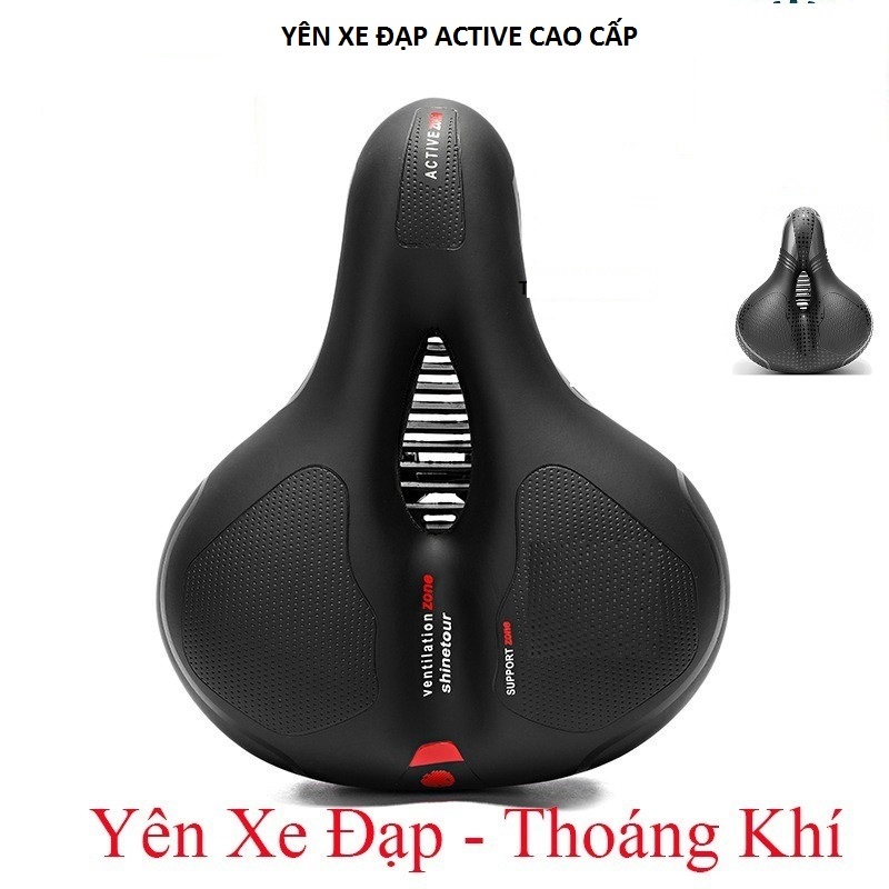 Yên Xe Đạp Siêu Êm Thoáng Khí ACTIVE, Bọc Yên Xe Đạp Thể Thao , Phụ Kiện Xe Đạp Cao Cấp