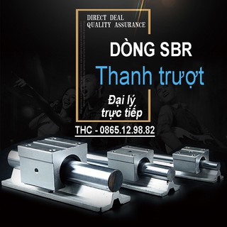 Thanh ray trượt tròn có đế dài 1 mét SBR12 16 20 25