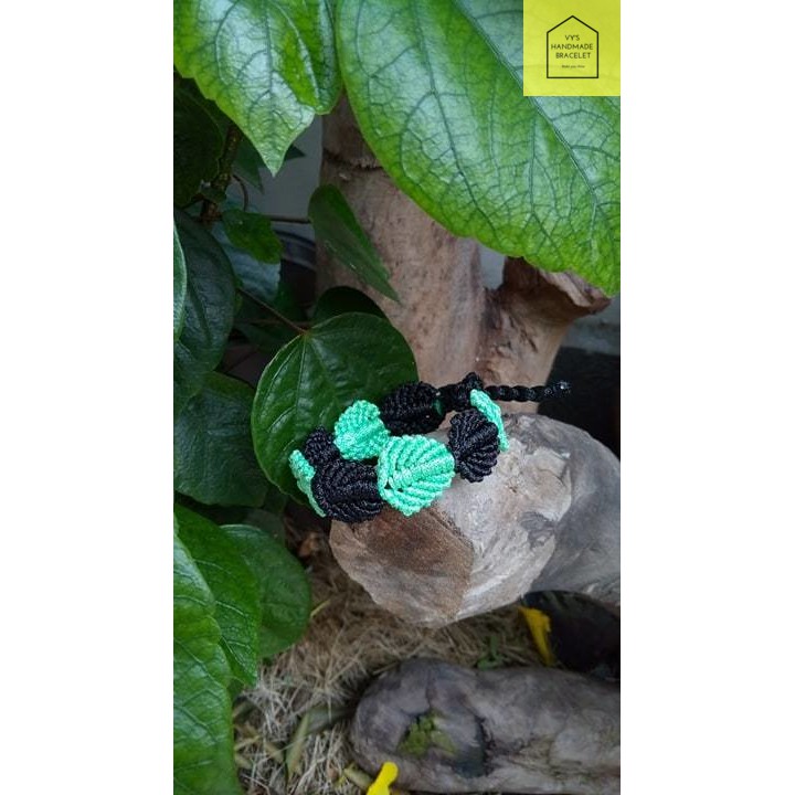 [HANDMADE 100% ][HOT ]Vòng tay hình lá cá tính