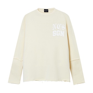 Áo sweater No-Control Studio - HOME SWEATER (CREAM)