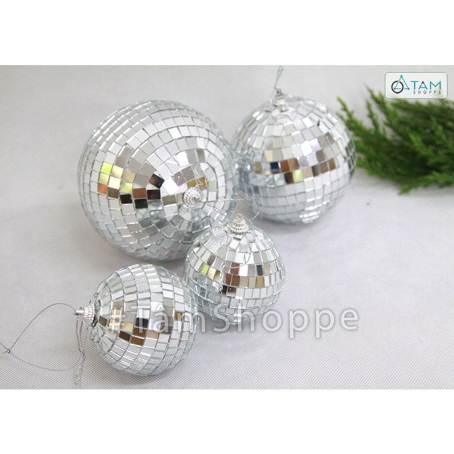 Trái châu kính lấp lánh trang trí noel X-TRCH-21