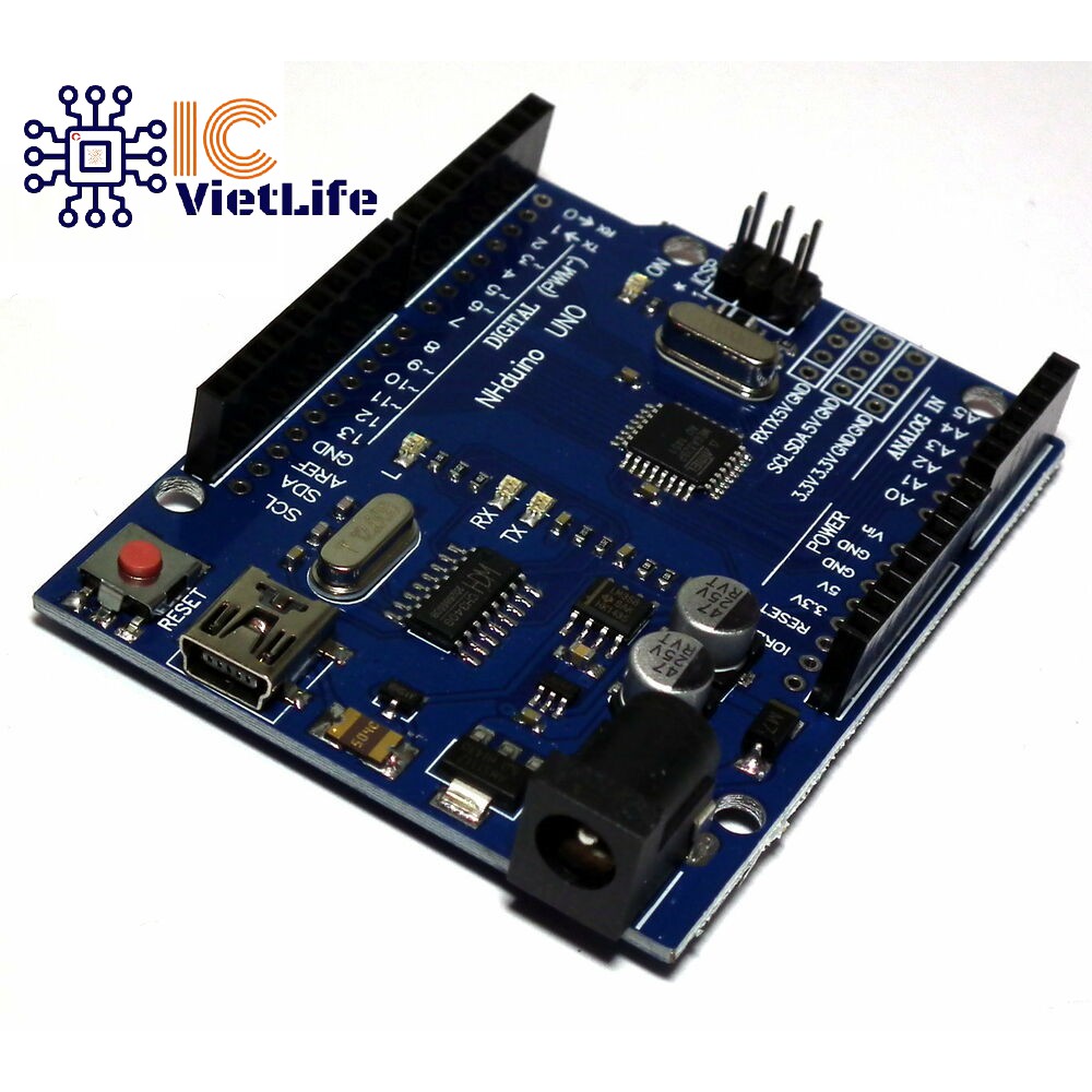 Module ARDUINO UNO R3 ATmega328p CH340 KÈM CÁP MICRO USB(80 Cm) PHIÊN ...