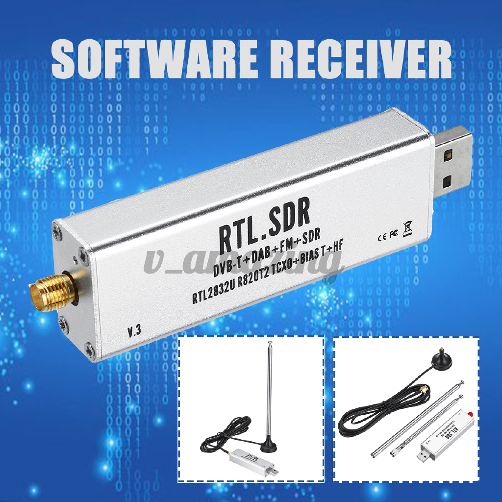 Ăng Ten Thu Sóng Wifi 0.1mhz-1.7ghz Txo Rtl2832U + R820T2 | BigBuy360 - bigbuy360.vn