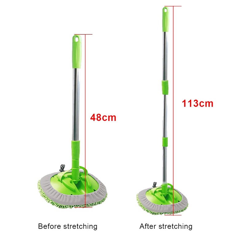 Chổi lau xe hơi cán dài có thể điều chỉnh và tháo rời tiện dụng