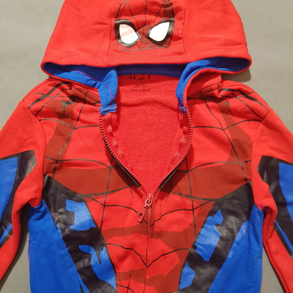 Áo khoác bé trai người nhện spiderman cực ngầu vải da cá vừa phải mát mẻ