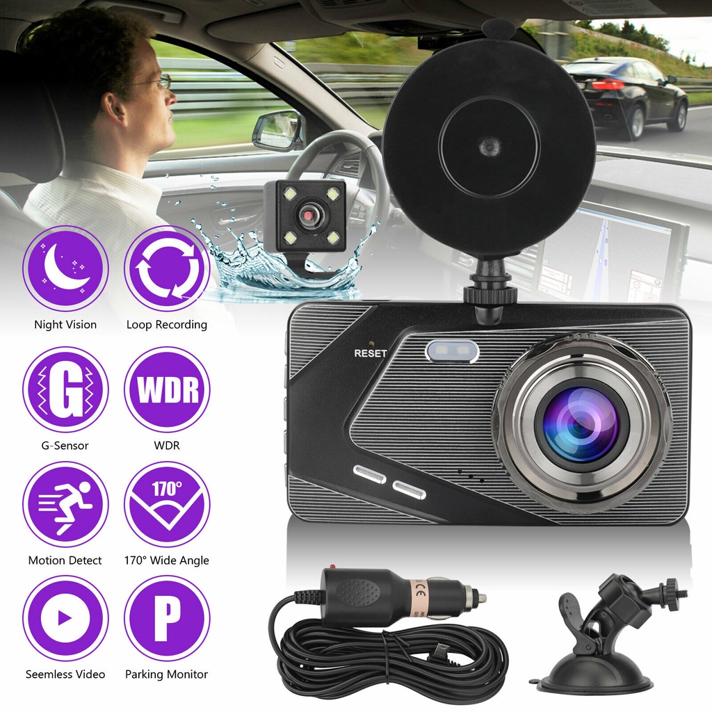 Camera hành trình Onvizcam BX50 Cảm ứng | CX8 | CX5 | X004 | X002  Cao cấp - FullHD 1080p - (Ghi hình trước sau)