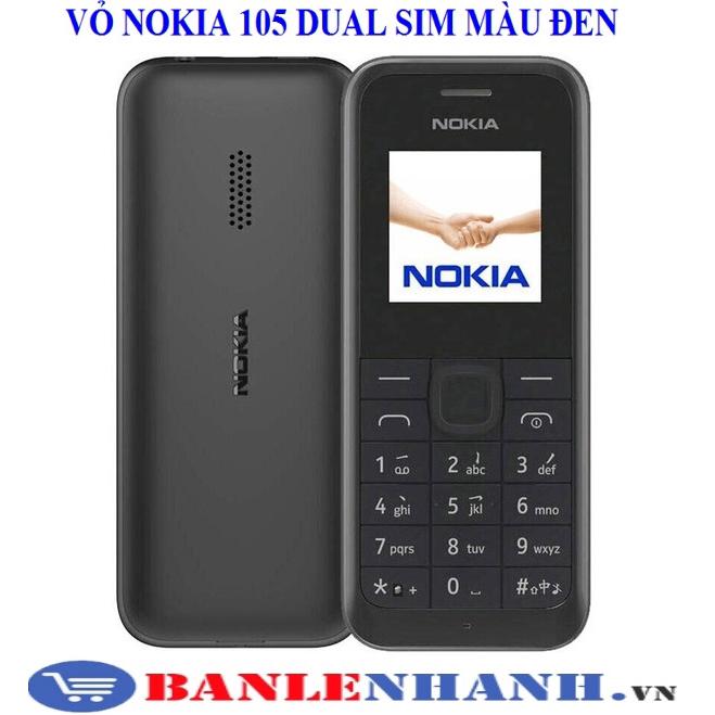 VỎ NOKIA 105 DUAL SIM MÀU ĐEN