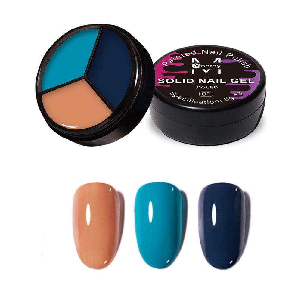 Gel Sơn Móng Tay Màu Trơn DIY