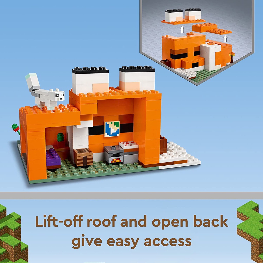 Đồ chơi LEGO Minecraft Nhà Cáo 21178-193 chi tiết