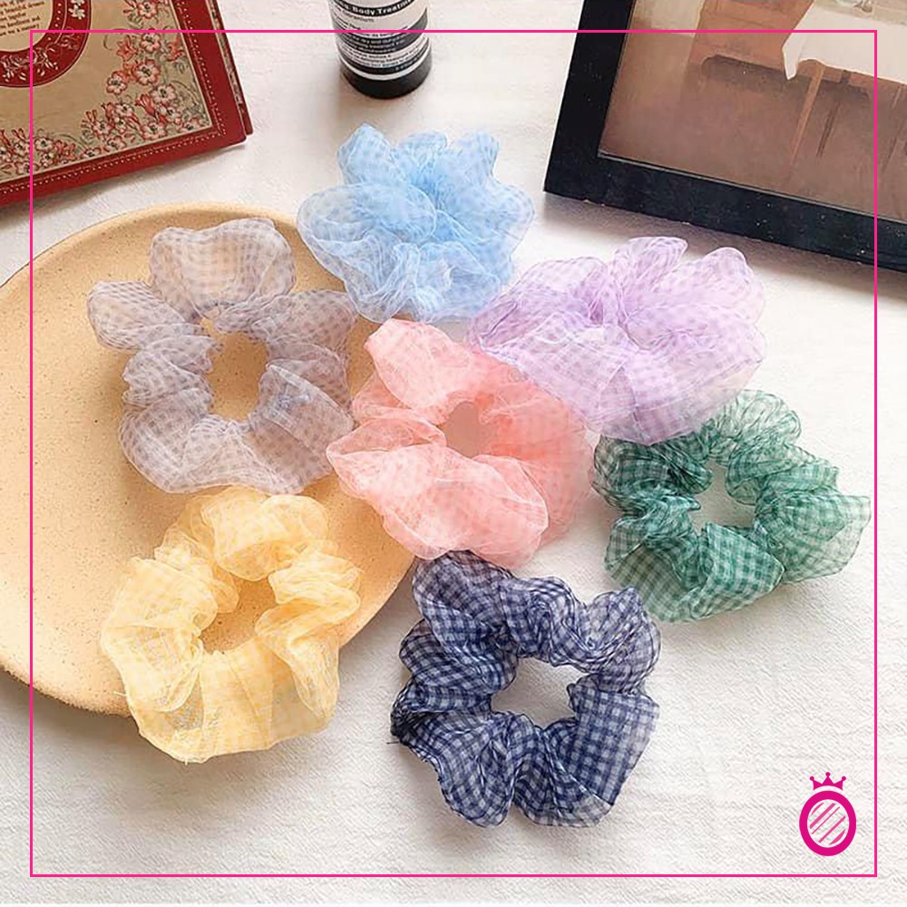 Cột tóc vải Scrunchies