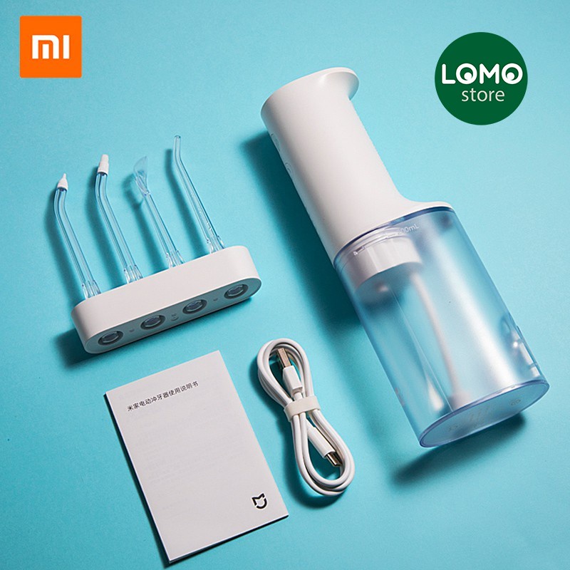 Máy tăm nước Xiaomi Mijia MEO701 chính hãng, tặng 4 đầu vệ sinh, áp lực nước mạnh, chống nước IPX7