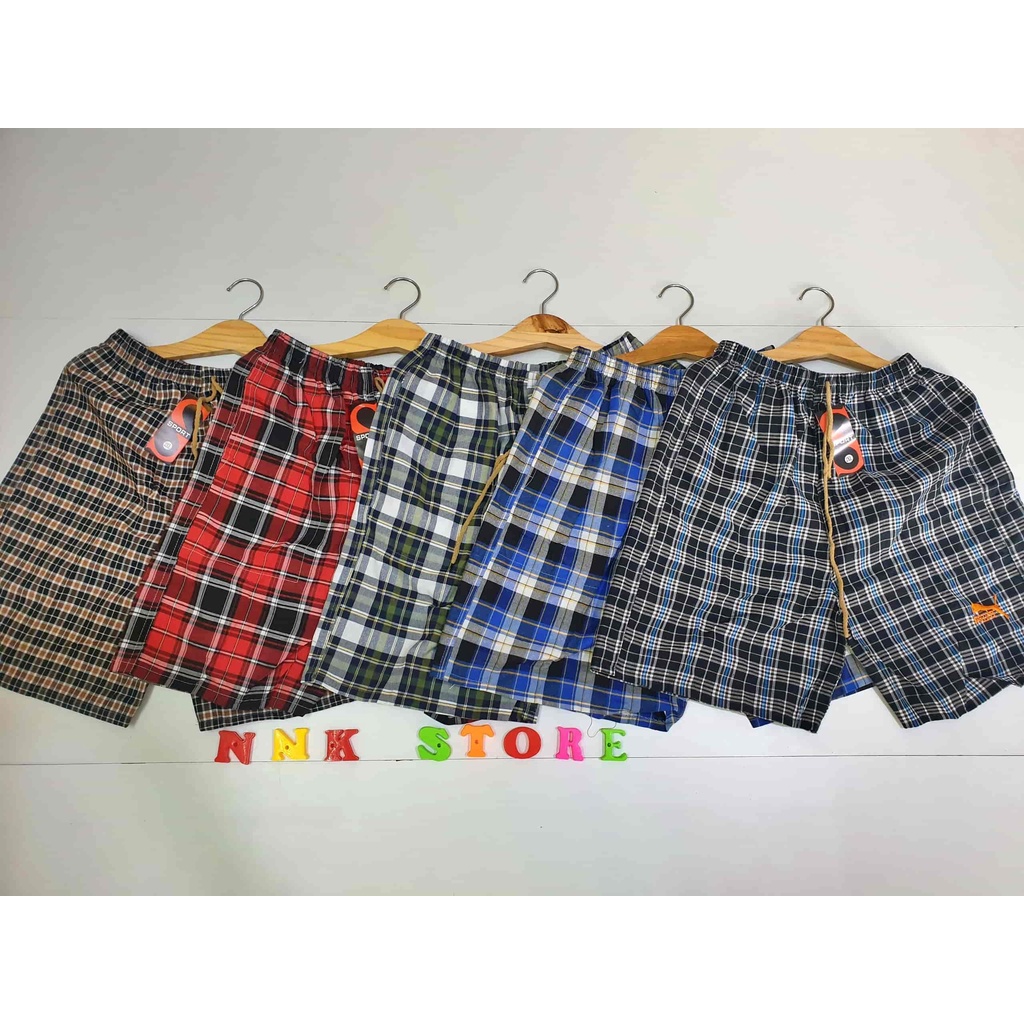 QUẦN ĐÙI NAM KẺ SỌC CARO , QUẦN SHORT NAM - VẢI CARO KATE , HÀNG VNXK